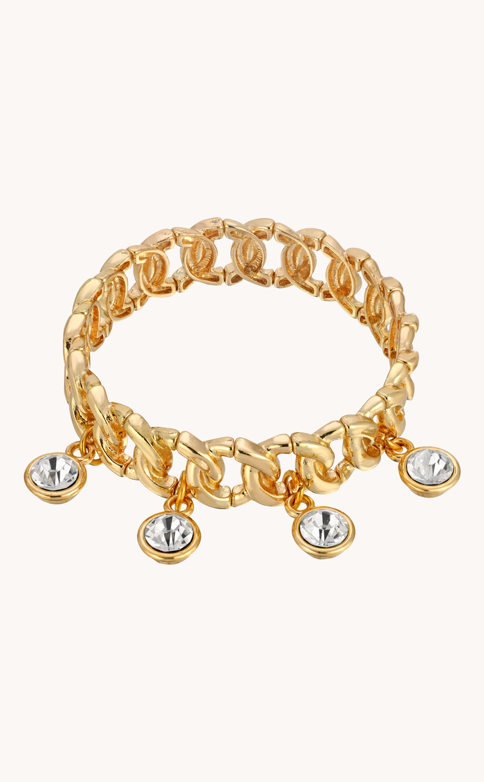 Crystal Link Stretch Bracelet