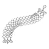 1928 Jewelry Wide Mesh Filigree Bar Bracelet