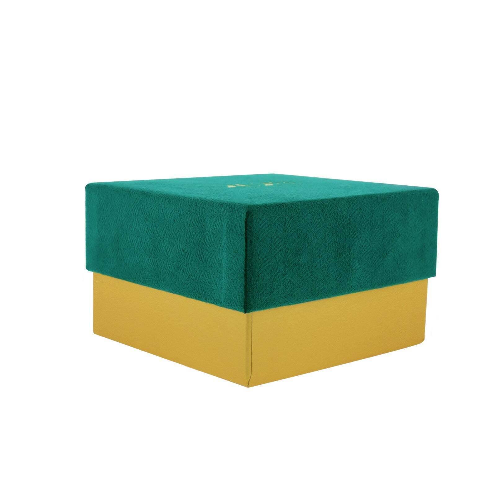 2028 Jewelry Teal Faux Velvet Gift Box