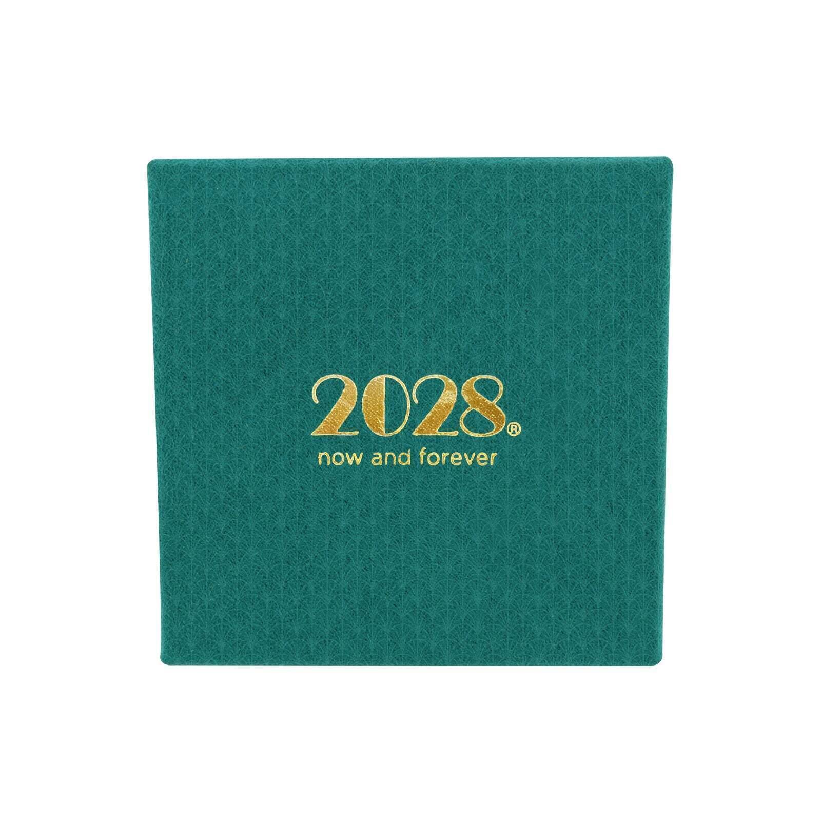 2028 Jewelry Teal Faux Velvet Gift Box
