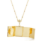 1928 Jewelry Floral 4 Picture Book Locket Necklace 28"