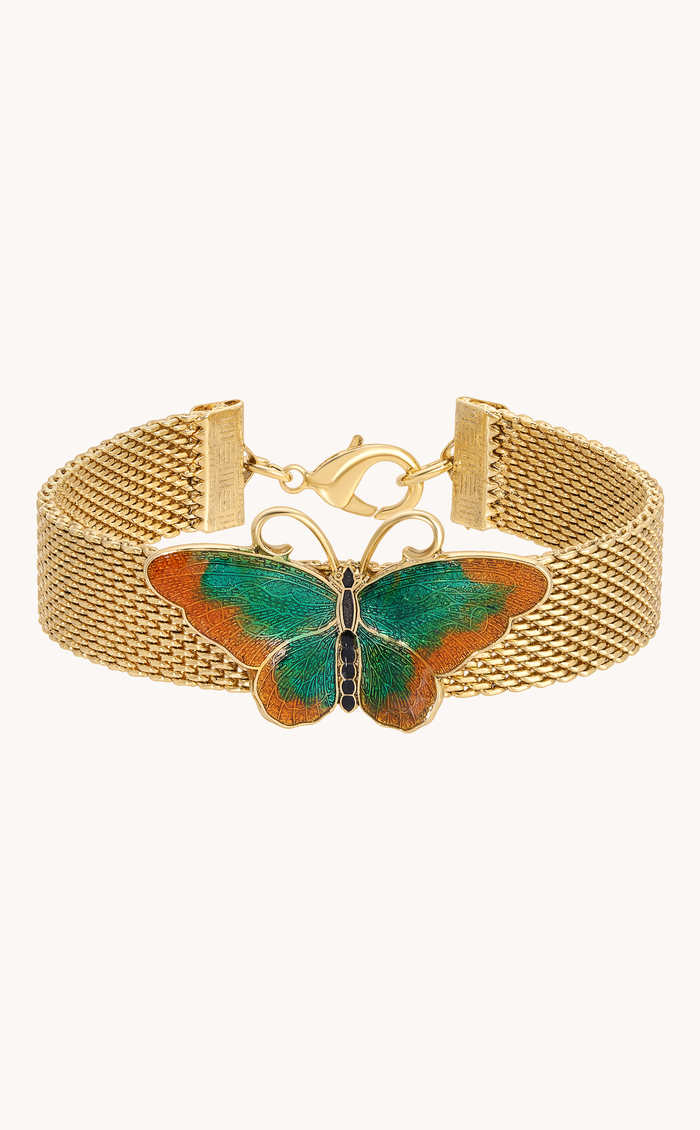 Metamorphic Butterfly Weave Chain Bracelet