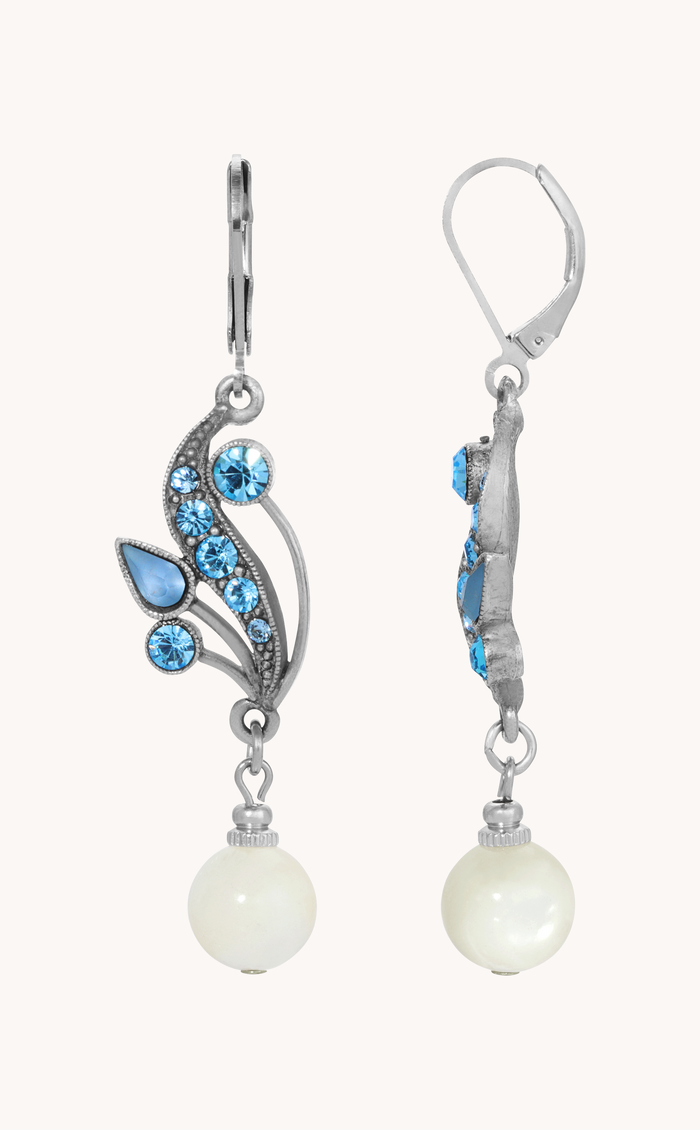 Mother Of Pearl Dangle Earrings