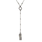 1928 Jewelry Functional Vintage Style Whistle Y Necklace