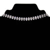1928 Jewelry Deco Austrian Crystal Choker Necklace, 13.5