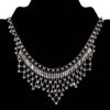 1928 Jewelry Round & Baguette Austrian Crystal Bib Statement Necklace 15