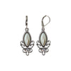 Renaissance Glam Crystal Filigree Drop Earrings