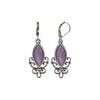Renaissance Glam Crystal Filigree Drop Earrings