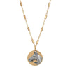 1928 Jewelry Antiqued Horse Head Pendant Necklace 16