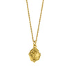 1928 Jewelry Gold Egg Pendant Necklace 16