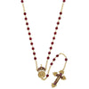 Symbols Of Faith Glass Beaded Hand Enamel King Of Kings Rosary