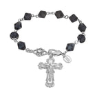Symbols Of Faith Blue Crucifix Bracelet