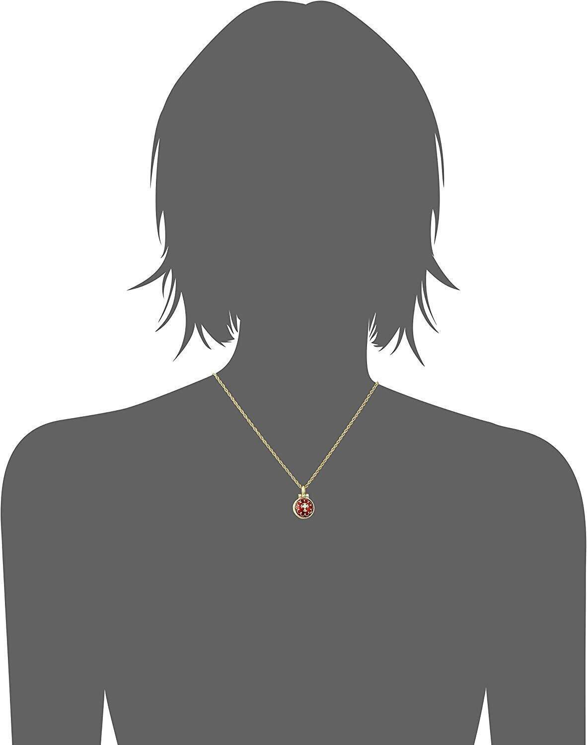 Symbols Of Faith Hand Enamel Enclosed Virgin Mary Lift Up Pendant Necklace 16" + 3" Extender