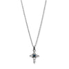 Symbols Of Faith Crystal Cross Pendant Necklace 16