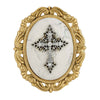 Symbols of Faith Oval Pendant with Cross Brooch