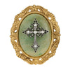 Symbols of Faith Oval Pendant with Cross Brooch