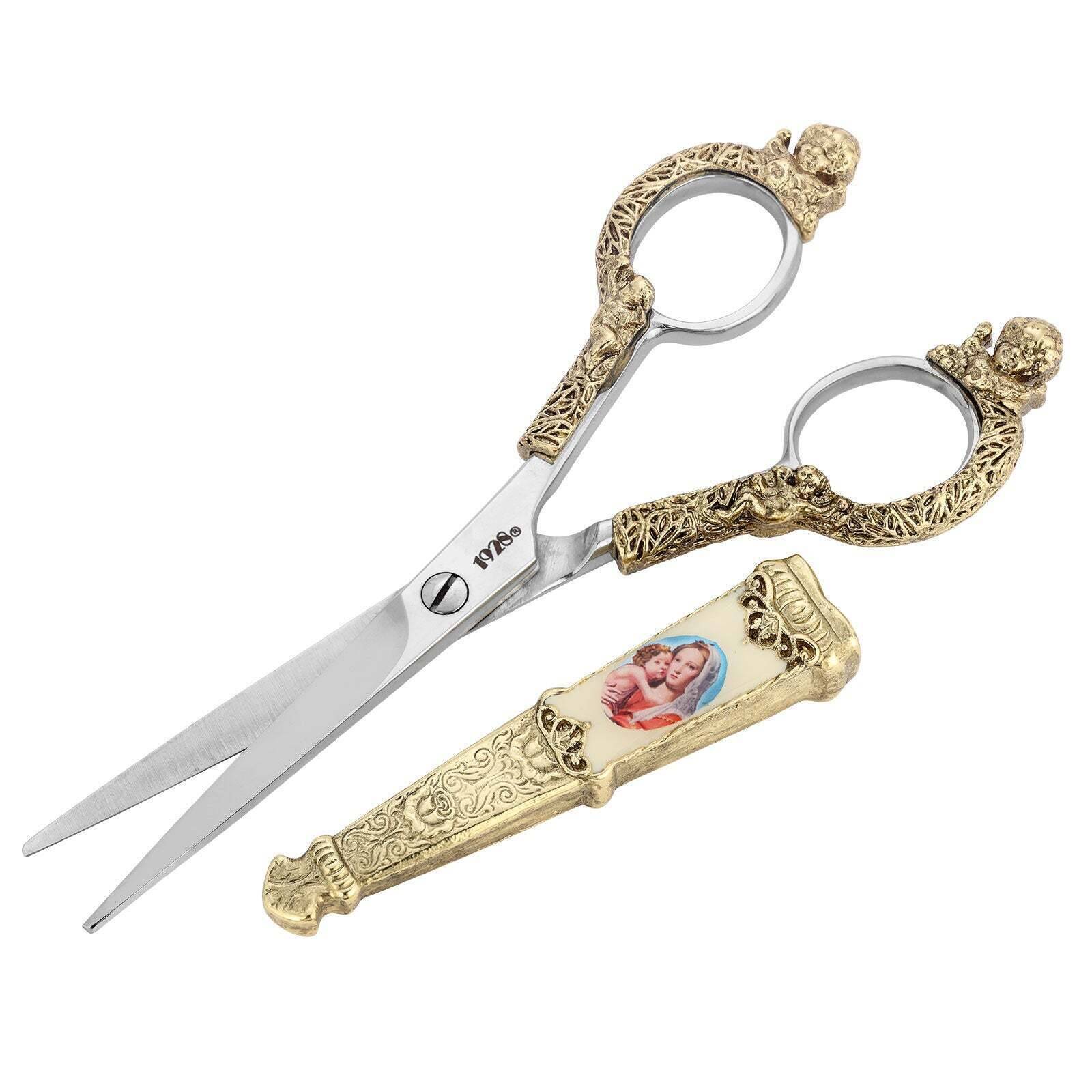 Symbols Of Faith Mother, Child & Cherub Scissors