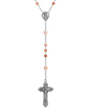 Symbols Of Faith Beaded Crucifix Rosary Necklace