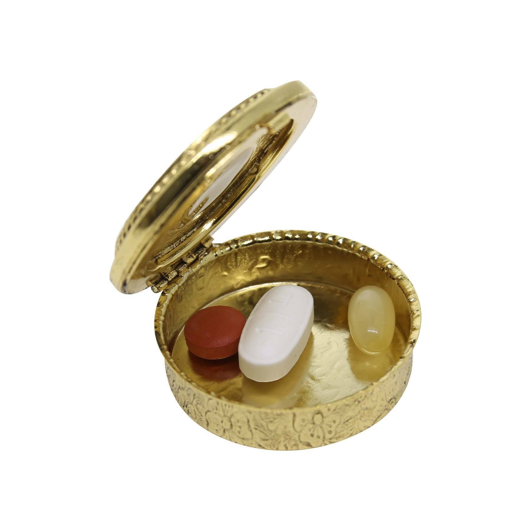 Symbols Of Faith Two Tone Cherub Pill Box