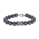 Symbols Of Faith Black Faux Pearl & Prayer Bead Bracelet