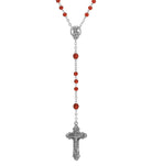 Symbols Of Faith Beaded Crucifix Rosary Necklace