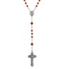 Symbols Of Faith Beaded Crucifix Rosary Necklace