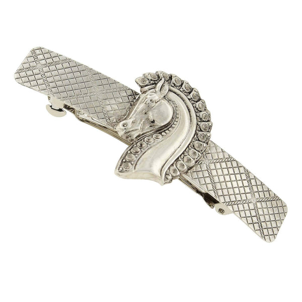 Silver Fjord Head Hair Barrette