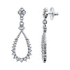 2028 Jewelry Czech Crystal Teardrop Dangle Earrings