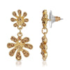 2028 Jewelry Light Topaz Crystal Flower Dangle Earrings