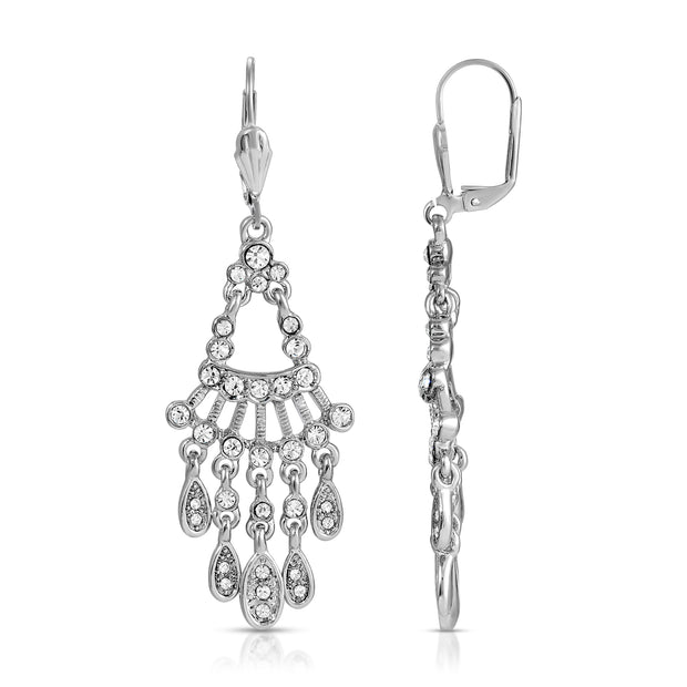 2028 Jewelry Crystal Chandelier Drop Earrings
