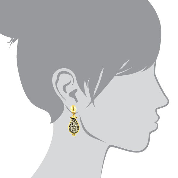 Silhouette Antioch Teardrop Earrings