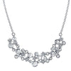 2028 Jewelry Clear Crystal Cluster Necklace 16