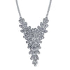 2028 Jewelry Crystal Floral Statement Bib Necklace 16