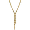 2028 Jewelry Gold Fancy Link Chain Drop Necklace 16