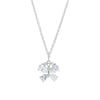 1928 Jewelry Cubic Zirconia Butterfly Pendant Necklace 16