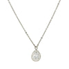 1928 Jewelry Teardrop Cubic Zirconia Pendant Necklace 16