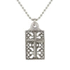 1928 Spiritual Cross Filigree Pendant Necklace 22