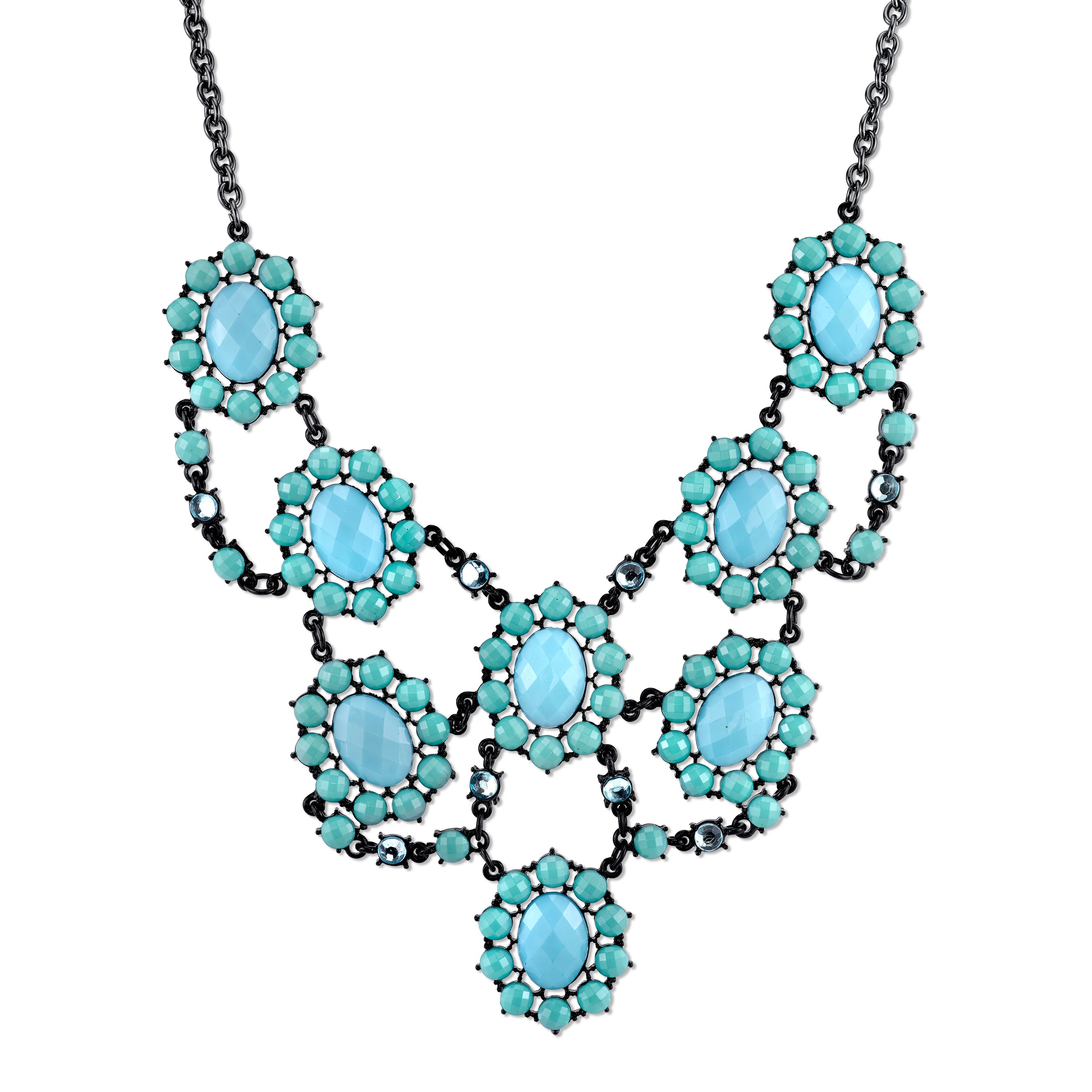 Statement Necklace - Turquoise– Christina Greene LLC