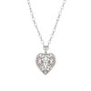 1928 Jewelry Filigree Heart Pendant Necklace 16
