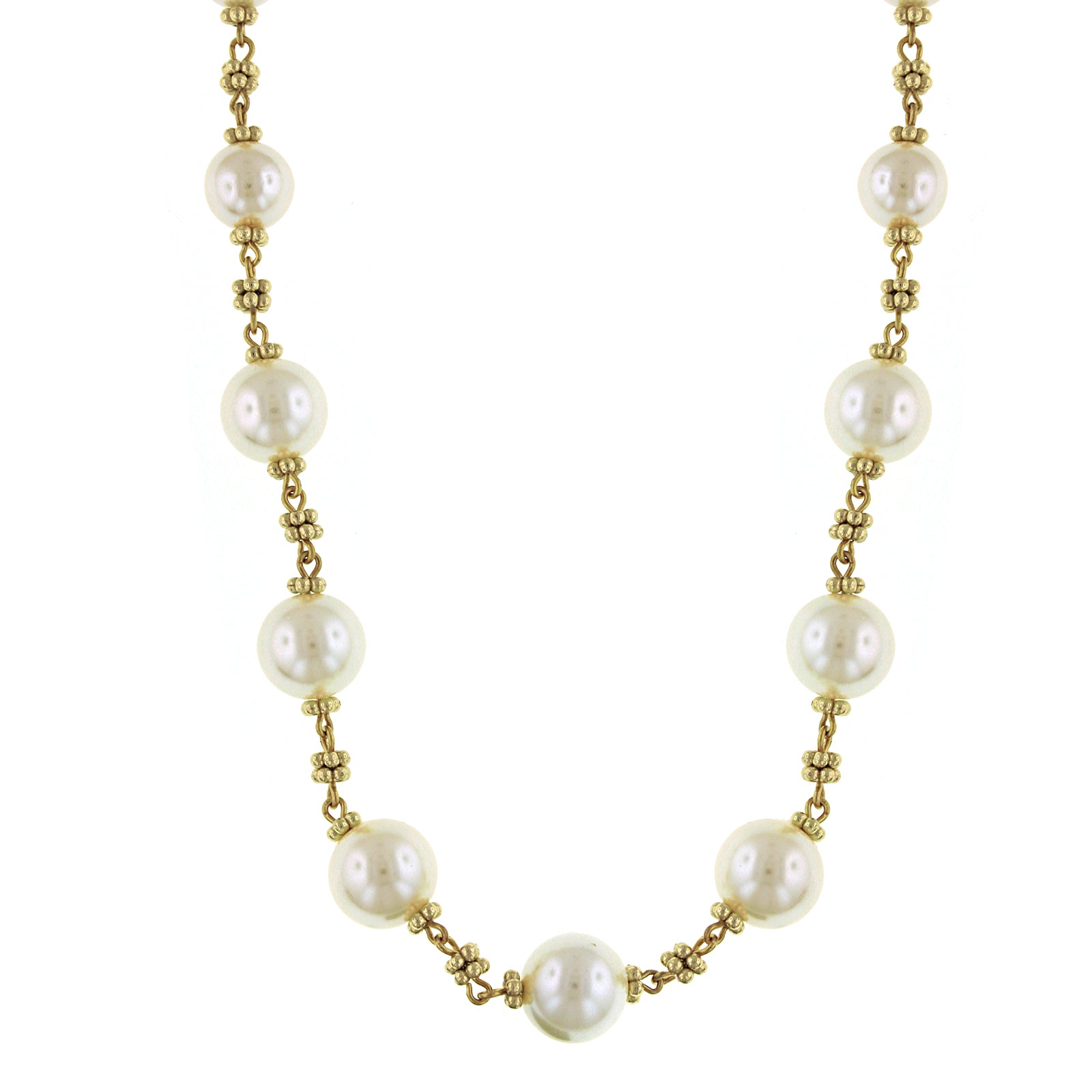 Hollywood Sensation Faux Pearl Necklace and Earring Set- | CoolSprings  Galleria