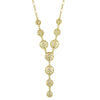 2028 Jewelry Gold Multi Round Open Lattice Y-Necklace 16