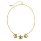 2028 Jewelry Light Colorado Cluster Station Collar Necklace 16" + 3" Extender