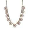 2028 Jewelry Ornate Floral Reverie Crystal Collar Necklace 16