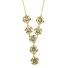 2028 Jewelry Crystal Flower Y-Necklace 18