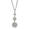 2028 Jewelry Fireball Crystal Drop Pendant Necklace 16