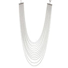 2028 Jewelry Multi-Row Chain Necklace 15" + 3" Extender