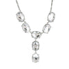 2028 Jewelry Oval Faceted Crystal Y-Necklace Drop Necklace 15