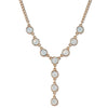 1928 Jewelry Crystal Opal Stone Y-Necklace 16