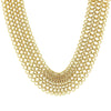 2028 Jewelry Intertwined Link Chain Collar Necklace 18