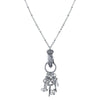 1928 Jewelry Multi Skeleton Keys Charm Hand Pendant Necklace 28